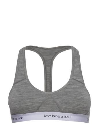 Wmns Sprite Racerback Bra Lingerie Bras & Tops Sports Bras - ALL Harmaa Icebreaker
