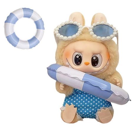 Kläder Solglasögon Sommarklänning Outfit Badring Tillbehör Set Bikini Kläder