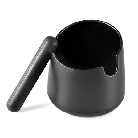 Kaffe Knock Box (Sort), Kaffepulverbeholder med aftagelig stang til at banke kaffegrums ud