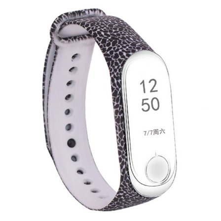 Xiaomi Mi Band 3 / Mi Smart Band 4 floral silikone Urrem - Gravel