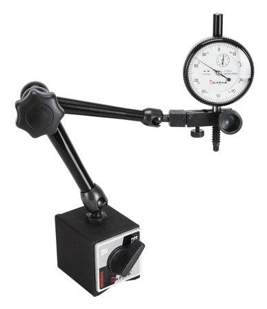 Dasqua 505508 Mittakello 0-10 mm, 80 kg, jalustalla, Mittatyökalut