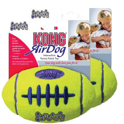 Kong AirDog Squeaker Football tennisboll