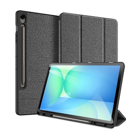 For Samsung Galaxy Tab S10 FE+ Deksel DUX DUCIS Domo Series Tri-fold Stativ PU Lær Tablet Cover