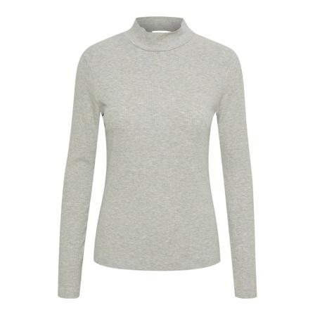 Karen by Simonsen Karen By Simonsen Ezziekb Turtleneck Toppe & T-Shirts 10104067 Opal Gray Melange Grå, Dame