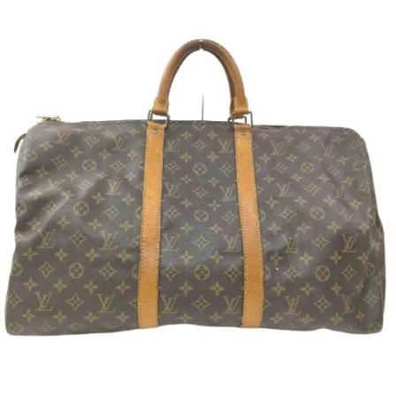 Louis Vuitton Vintage, Pre-owned Leather louis-vuitton-bags Bruin, Dames, Maat:ONE Size