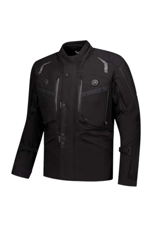 Rusty Stitches Kane MC-jacka Svart 4XL