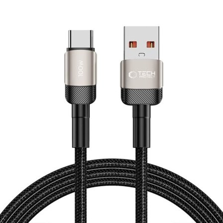 Tech-Protect UltraBoost Evo USB-C / USB-A-kabel 100W 5A 2m - titan
