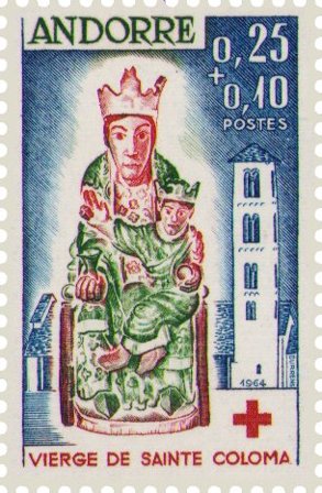 Fransk Andorra 1964 - MICHEL 190 - Postfrisk