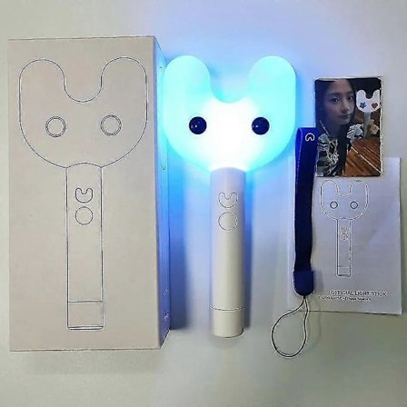 Ny Kpop Newjeans Light Stick med Bluetooth Handlampa Gidle Konsert Hiphop Party Nj Light Stick Fluorescerande Samlarleksaker