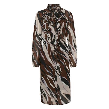 Saint Tropez Lilly Kjole Brun, Dame