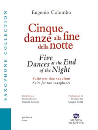 Cinque danze alla fine della notte. Spartito