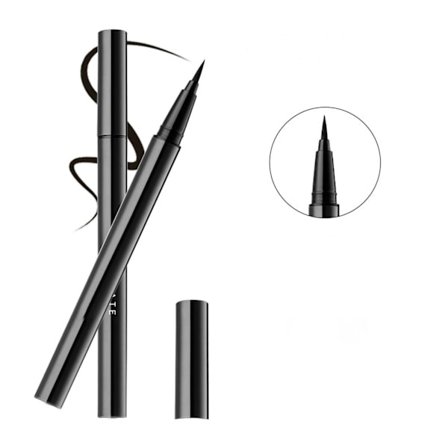 Vattentät Långvarig Flytande Eyeliner Penna Snabbtorkande Hela Dagen Svart 02 Hårhuvud