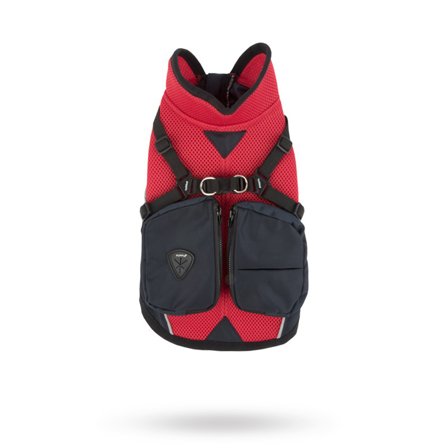 Puppia - P2 - Red - Varma hundjackor & täcken från Doggie.se