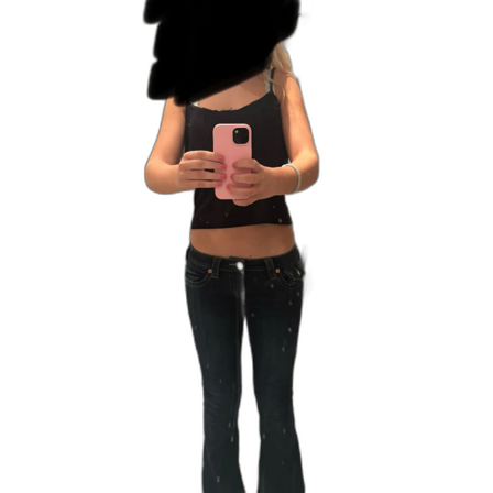 Mörkblå bootcut jeans från True Religion