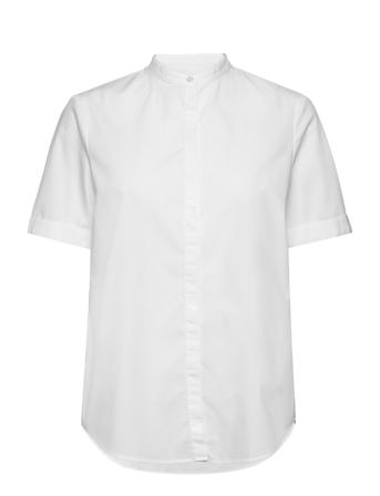 C_Befelina Blouses Short-sleeved Vit BOSS