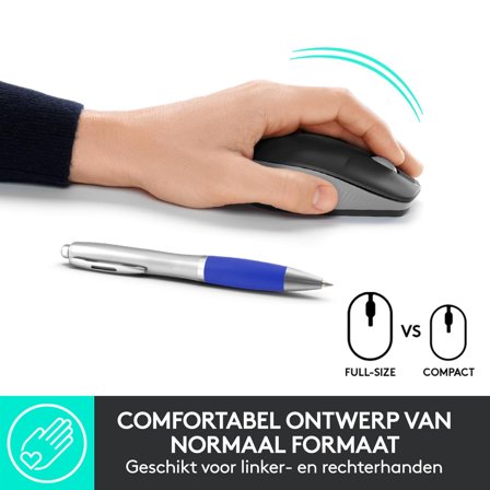 Logitech M190 - mus - mellomgrå