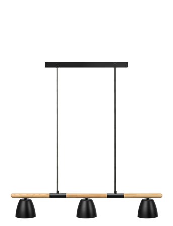 Nordlux Theo/3-Pendant - Black - ONE SIZE