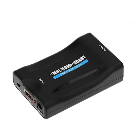 Hdmi-Scart-muunnin Av-sovitinmuunnin Pal Ntsc -kytkin televisiolle ja puhelimelle