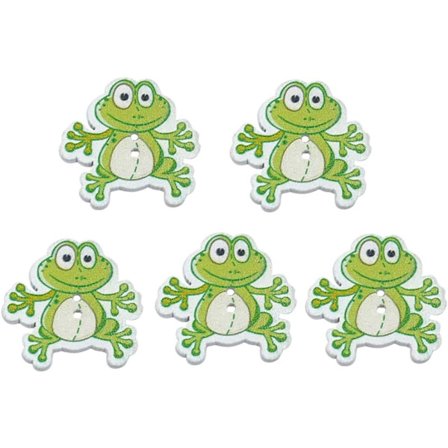 50 stk. træknapper frø knapper dekorative knapper pynt 2 huller