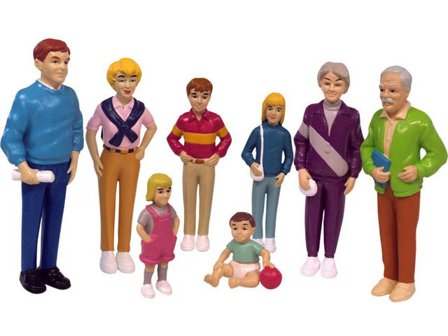 MINILAND Familj Lekfigurer 1. 8/fp - Lyreco - Skola och förskola - Lekmaterial - Lekfigurer - Övriga