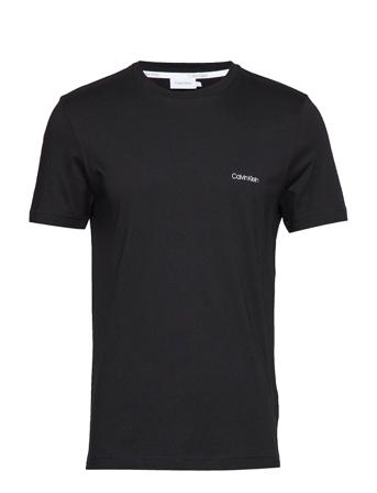 Cotton Chest Logo T-Shirt T-shirts Short-sleeved Svart Calvin Klein