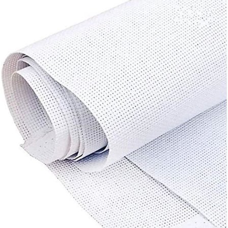 Aida stof 14 tråde korsstingsstof, hvid, multifunktionelt broderistof 150 x 100 cm