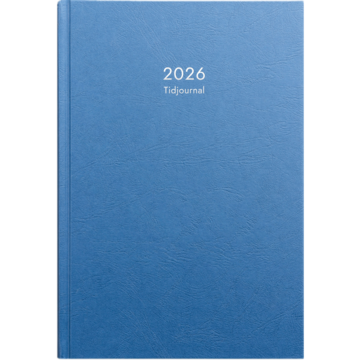 Tidsjournal 2026 blå