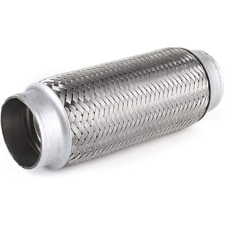 55mm Fleksibel Bileksos Eksos Fleksibel Slange, Universal Rustfritt Stål Fleksibel Eksos