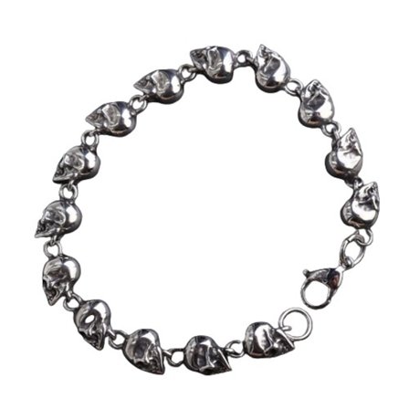 Kranie armbånd Mænd's Hip Hop Rock Lokomotiv Smykker