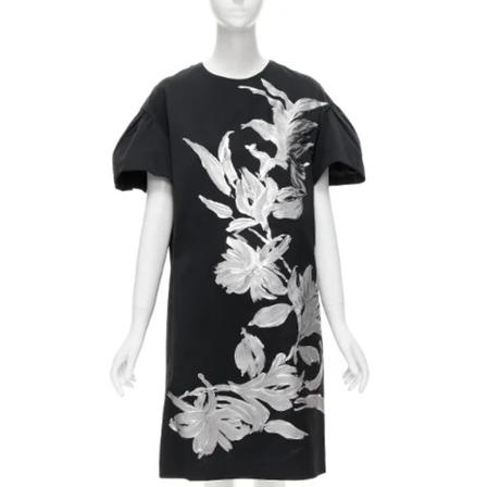 Dries van Noten Pre-owned, Pre-owned Polyester dresses Zwart, Dames, Maat:S