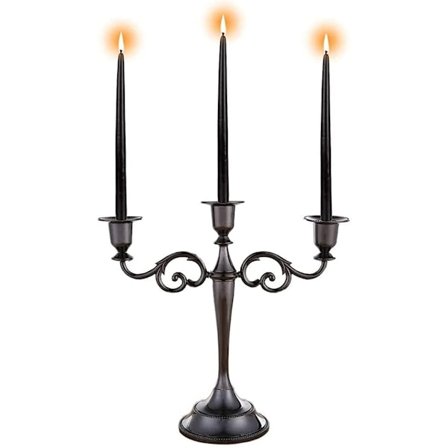 Lysestageholdere, Candelabra Lysestage Messing 3 Arme, Bryllup Ca