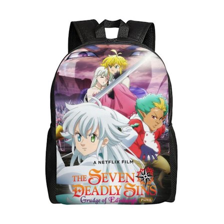 The Seven Deadly Sins -reppu koululaukku lasten kirjalaukku rento päiväreppu pojille tytöille