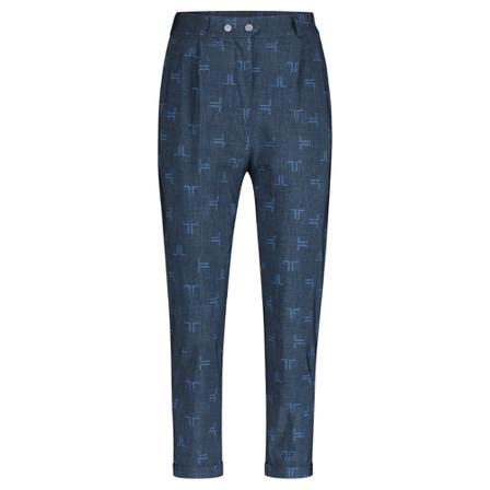 Jane Lushka Patterned Bukser Blå, Dame