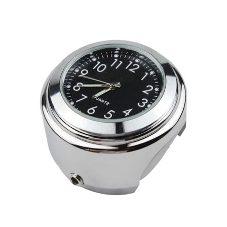 Sort Motorcykel Styr Ur, Vandtæt Motorcykel Styr Montering Digital Ur og Temp Termometer