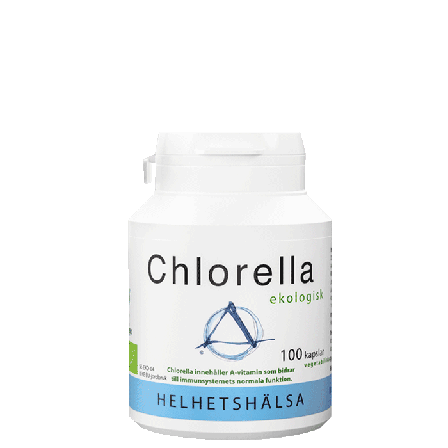 Helhetshälsa Chlorella 100 kapsler