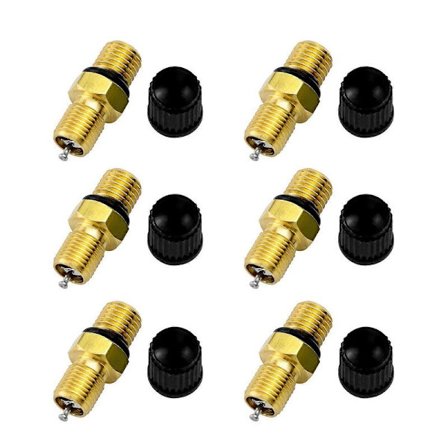 Universell Passform Kopparventilstam M8x1 Gänga Snabb Installation Väderbeständiga Designer Vädersäker för Motorcykel Flerfärgad