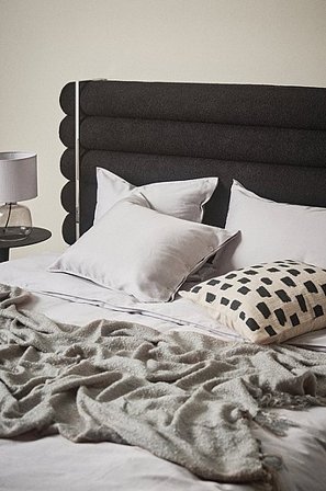 Jotex - Sengegavl 180 Cm Sort mat sort - CRAIGS - Køb Sengegavle hos Jotex