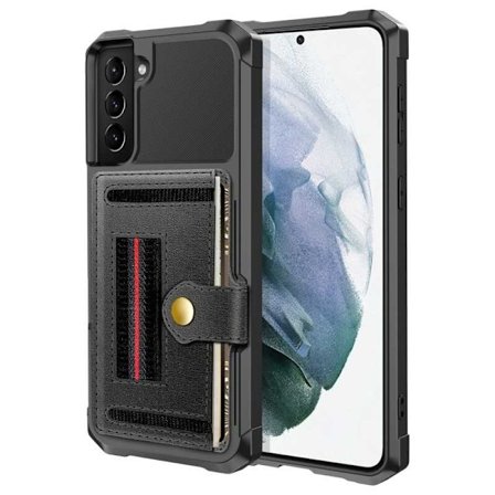 Samsung S22 Iskunkestävä kansi korttipaikalla Solid V5
