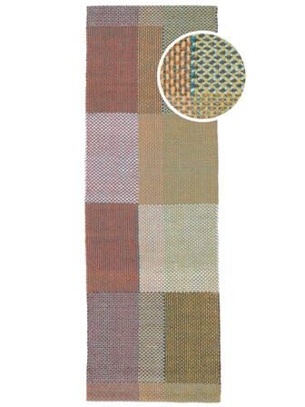 Patcham 80X250 Petit Multicolore Couloir Tapis