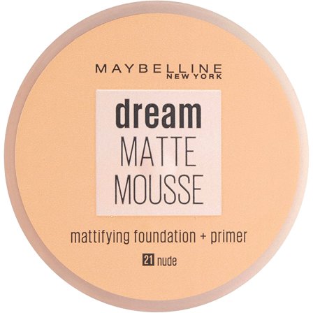 Maybelline New York Fondotinta Dream Mat Mousse 21 Nude - Fondotinta crema
