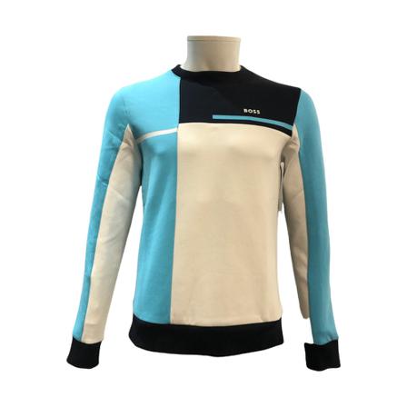 Hugo Boss Sweat Salbo , Blauw , Heren , Maat: XS