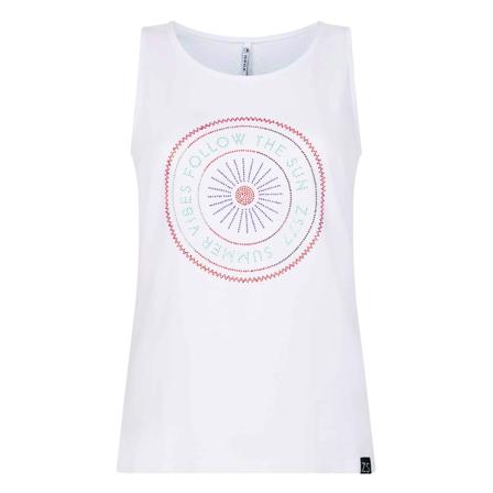 Zoso 223 Karin Top With Artwork , Wit , Dames , Maat: M