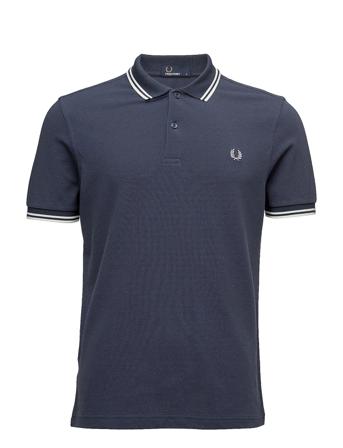 Twin Tipped Fp Shirt Polos Short-sleeved Blå Fred Perry