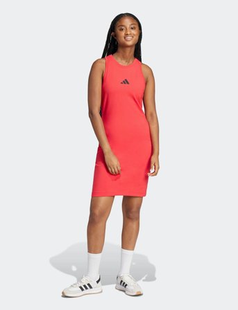 adidas Sportswear W Fi Sl Dress - Red - M