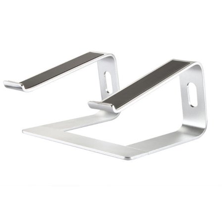 Laptop Stand - Aluminium Laptop Stand - Til Laptops (10~15.6 tommer) - Aftagelig Ergonomisk Laptop Stand - Sølv