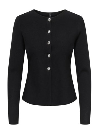 ONLY | Onlmelli Life Ls Oneck But Cardi Rp Knt | L