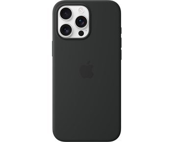 Apple iPhone 16 Pro Max Silicone Case with MagSafe - Black - Silikonskal med MagSafe till iPhone 16 Pro Max