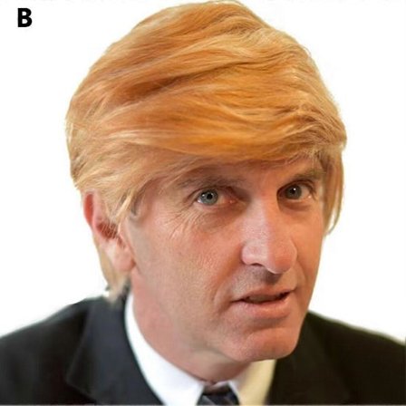 Kostymperuk THE USA President Kostymtillbehör_Kvalitetsgåvor