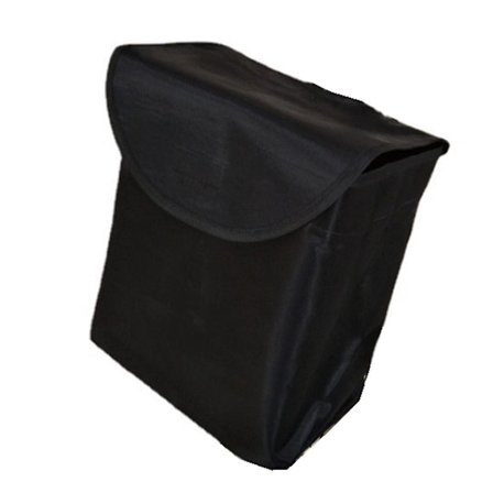 Firkantet cykelkurv med låg, cykelkurv i stof, rammeophæng, sammenklappelig cykelkurv, cykeltilbehør