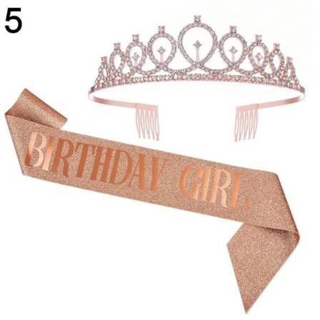 Födelsedag Queen/Girl Headclip Metal Hårklämmor 5 5